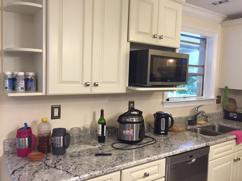 Ivory White Kitchen Cabinets 14 foot run or custom fit RTA ...