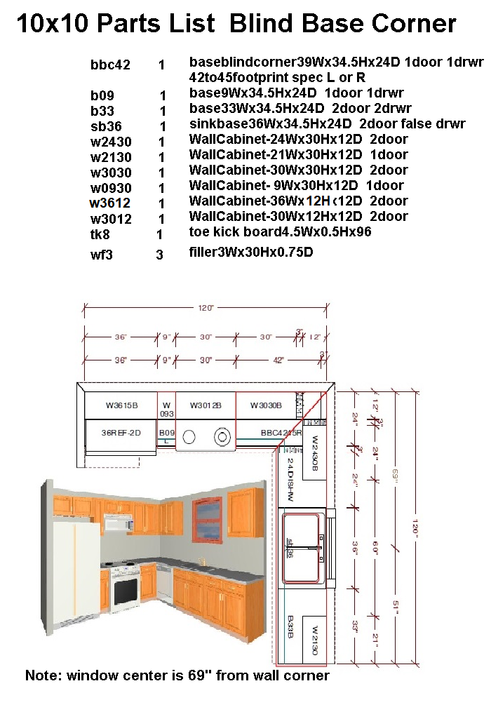 10x10 kitchen layout for cabinet comparison